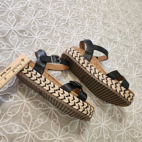 Aetrex Women's Paula Espadrilles Platform Sandals Orthopedic Wedges - Picture 16 of 16